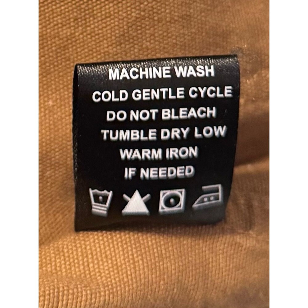 Brooklyn Cloth Jacket Mens M Brown Work Canvas Embroidered Patch Gorp Utility - Picture 13 of 13